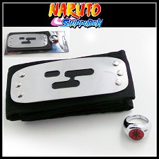 Naruto cos headband+ring