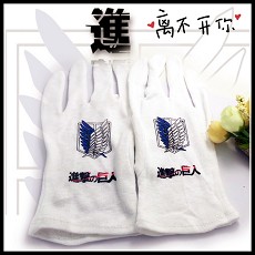 Attack on Titan cotton gloves