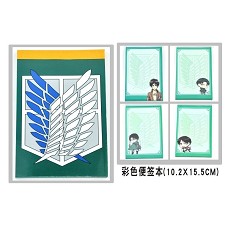 Attack on Titan notebooks(4pcs)