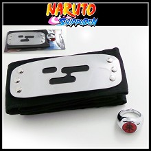 Naruto cos headband+ring