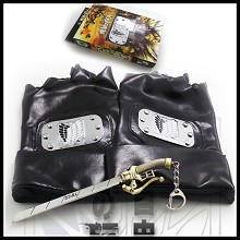 Attack on Titan gloves+key chain