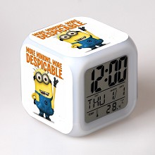 Despicable Me multi-color clock（no battery）