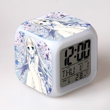 Anohana multi-color clock（no battery）