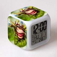 League of Legends multi-color clock（no battery）