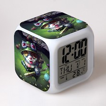 League of Legends multi-color clock（no battery）