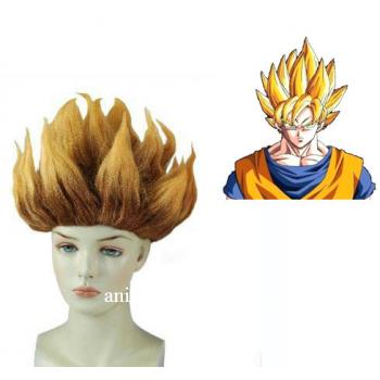 Dragon ball Super Saiyan Son Goku anime cosplay wig