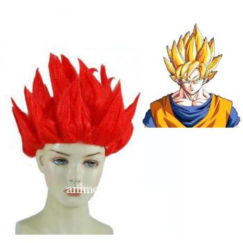 Dragon ball Super Saiyan Son Goku anime cosplay wig