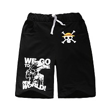One Piece luffy middle pant/short trouser