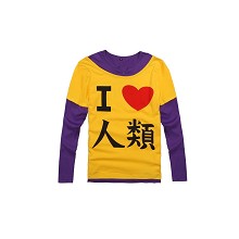 No game no life	long sleeve cotton t-shirt