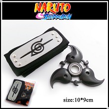 Naruto cos headband+weapon