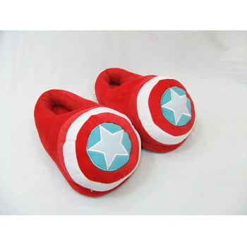 Captain America plush slippers/shoes a pair