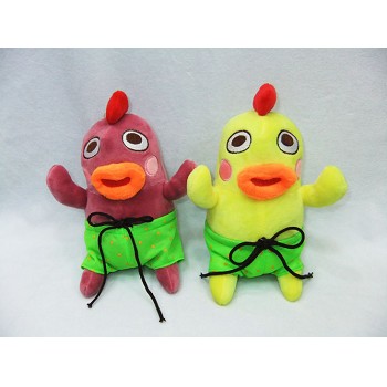 7inches anime plush dolls(2pcs a set)