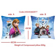 Frozen two-sided pillow(45X45)BZ877