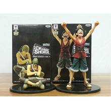 One Piece luffy+Usopp figures set(2pcs a set)