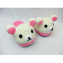 A bear plush slippers/shoes a pair