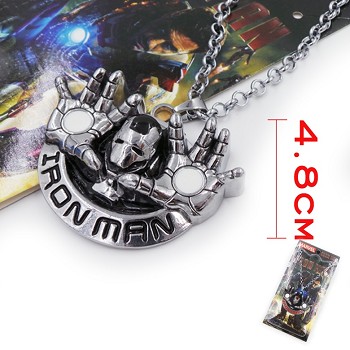 Iron man necklace