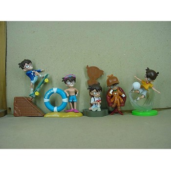 Detective conan figures set(5pcs a set)