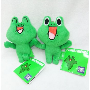 5inches Line Friends plush dolls(2pcs a set)