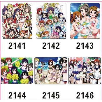 Love Live mouse pads set(6pcs a set)