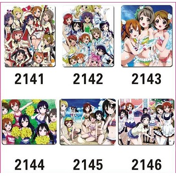 Love Live mouse pads set(6pcs a set)