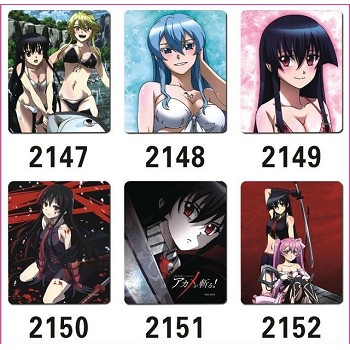 Akame ga KILL! mouse pads set(6pcs a set)