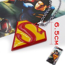 Super man necklace