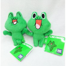 5inches Line Friends plush dolls(2pcs a set)