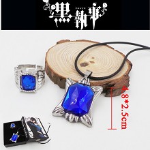 Kuroshitsuji necklace+ ring