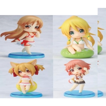 Sword Art Online figures set(4pcs a set)