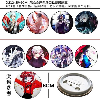 Tokyo ghoul pins brooches set(8pcs a set)X211