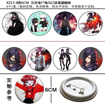 Tokyo ghoul pins brooches set(8pcs a set)X213