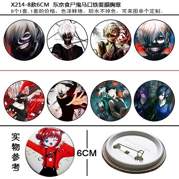 Tokyo ghoul pins brooches set(8pcs a set)X214