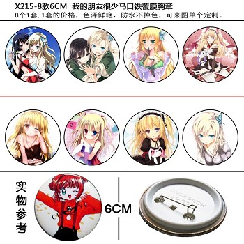 HAGANAI NEXT pins brooches set(8pcs a set)X215