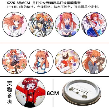 Nozakikun pins brooches set(8pcs a set)X220