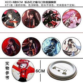 Akame ga KILL! pins brooches set(8pcs a set)X223