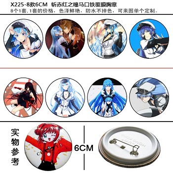 Akame ga KILL! pins brooches set(8pcs a set)X225