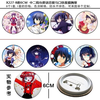 Chuunibyou demo koi ga shitai pins brooches set(8pcs a set)X227