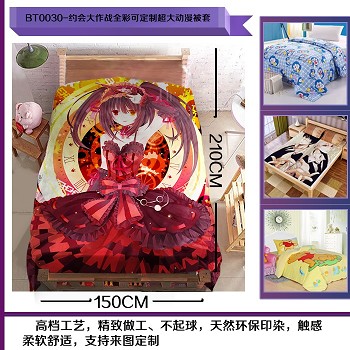 Date A Live blanket quilt sheet