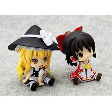 Touhou project figures set(2pcs a set)