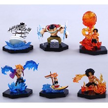 One Piece figures set(6pcs a set)