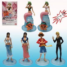 One Piece figures set(6pcs a set)