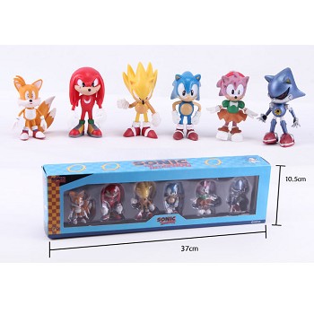 Sonic The Hedgehog figures set(6pcs a set)