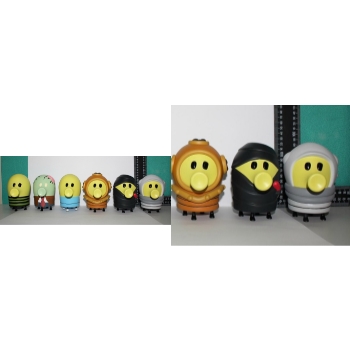 Doodle jump figures set(6pcs a set)