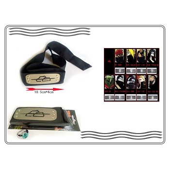 Naruto cos headband+ring