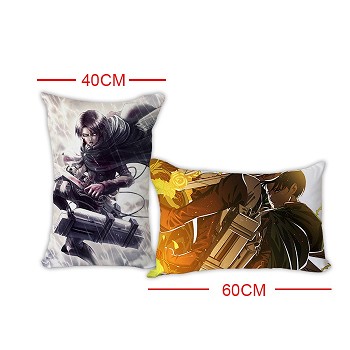 Attack on Titan two-sided pillow