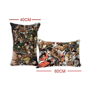 Attack on Titan two-sided pillow