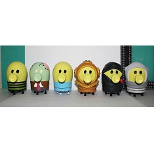 Doodle jump figures set(6pcs a set)