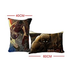 Attack on Titan two-sided pillow