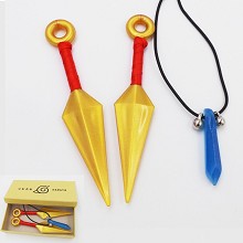 Naruto cos weapon + necklace