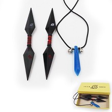 Naruto cos weapon + necklace